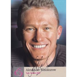 Autogramm Radsport | Alexander WINOKUROW | 2003 (Portrait Color Telekom) OS-Gold