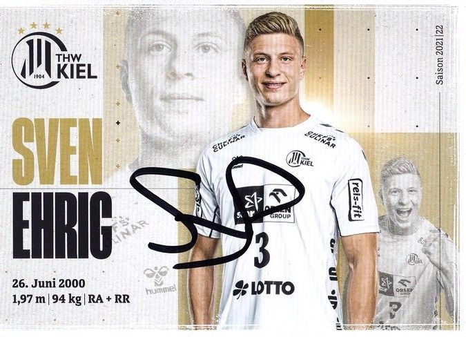 Autogramm Handball | THW Kiel | 2021 | Sven EHRIG