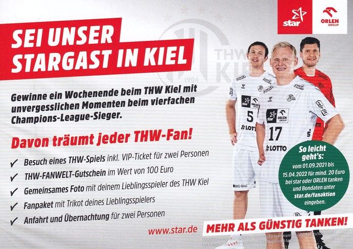 Autogramm Handball | THW Kiel | 2021 | Harald REINKIND
