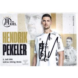 Autogramm Handball | THW Kiel | 2021 | Hendrik PEKELER