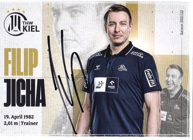 Autogramm Handball | THW Kiel | 2021 | Filip JICHA