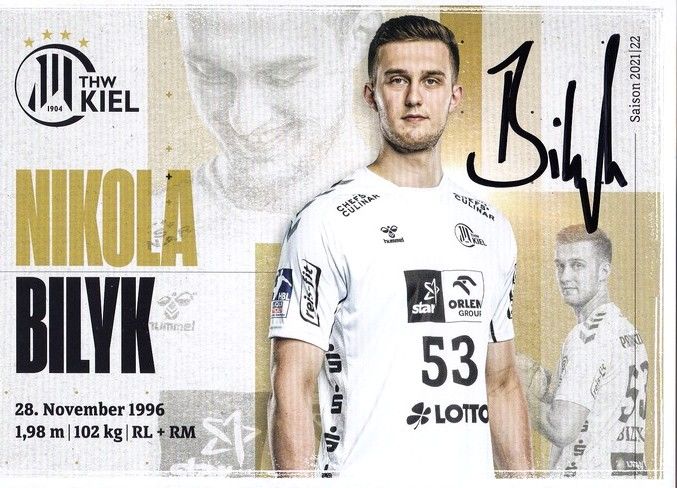 Autogramm Handball | THW Kiel | 2021 | Nikola BILYK