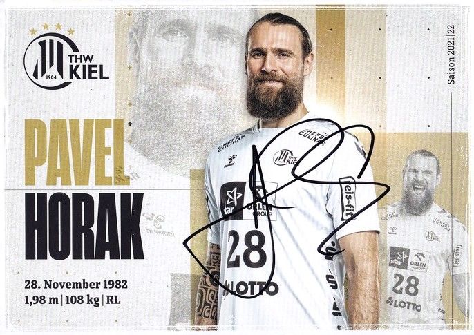 Autogramm Handball | THW Kiel | 2021 | Pavel HORAK