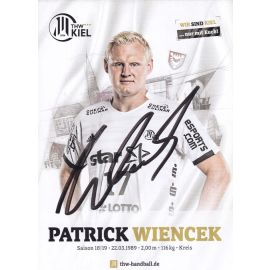 Autogramm Handball | THW Kiel | 2018 | Patrick WIENCEZ