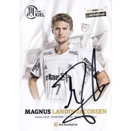 Autogramm Handball | THW Kiel | 2018 | Magnus LANDIN JACOBSEN