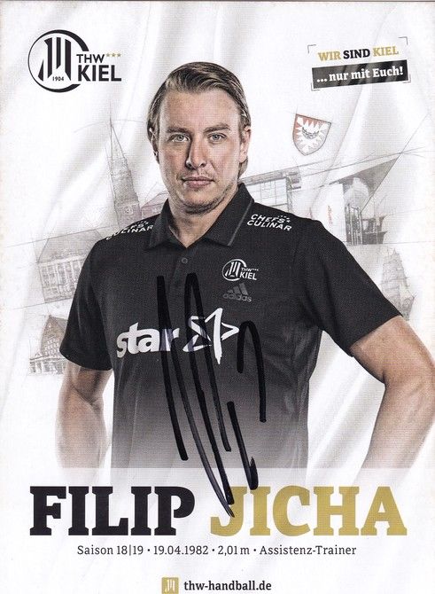 Autogramm Handball | THW Kiel | 2018 | Filip JICHA