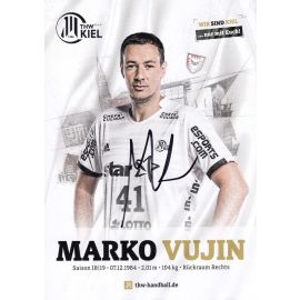 Autogramm Handball | THW Kiel | 2018 | Marko VUJIN