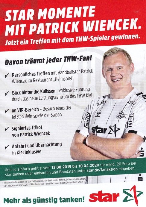 Autogramm Handball | THW Kiel | 2019 | Niclas EKBERG