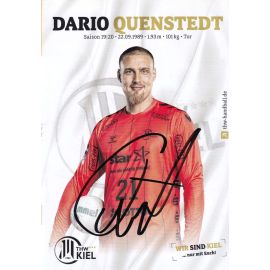Autogramm Handball | THW Kiel | 2019 | Dario QUENSTEDT