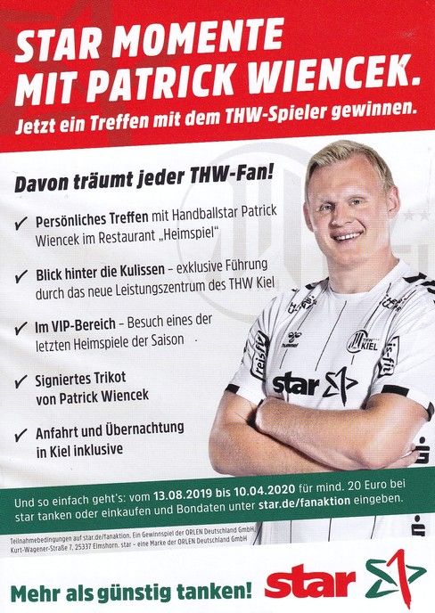 Autogramm Handball | THW Kiel | 2019 | Dario QUENSTEDT