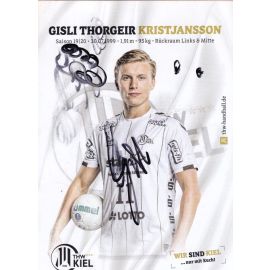 Autogramm Handball | THW Kiel | 2019 | Gisli Thorgeir KRISTJANSSON
