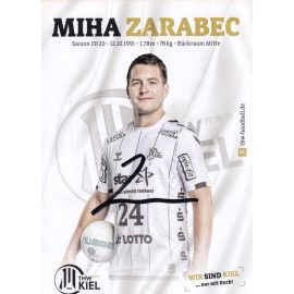 Autogramm Handball | THW Kiel | 2019 | Miha ZABAREC