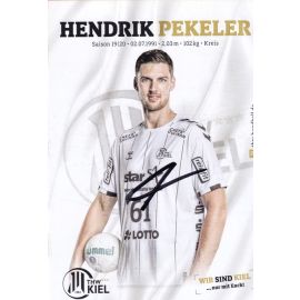 Autogramm Handball | THW Kiel | 2019 | Hendrik PEKELER