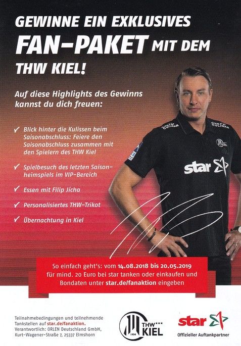 Autogramm Handball | THW Kiel | 2018 | Alfred GISLASON