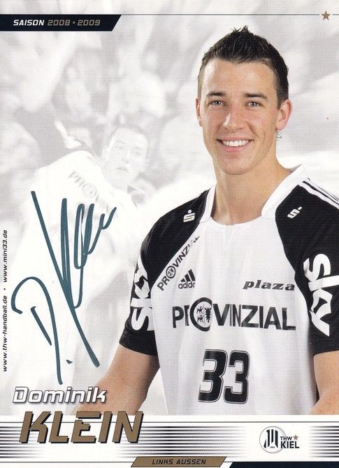 Autogramm Handball | THW Kiel | 2008 | Dominik KLEIN