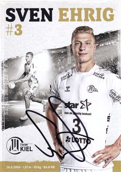 Autogramm Handball | THW Kiel | 2020 | Sven EHRIG