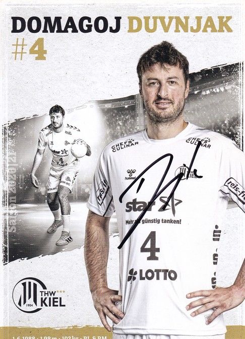 Autogramm Handball | THW Kiel | 2020 | Domagoj DUVNJAK