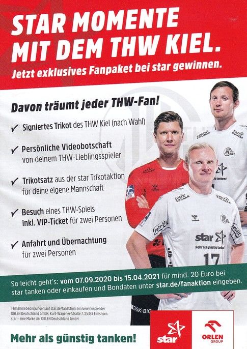 Autogramm Handball | THW Kiel | 2020 | Harald REINKIND