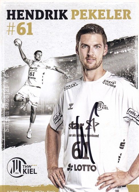 Autogramm Handball | THW Kiel | 2020 | Hendrik PEKELER