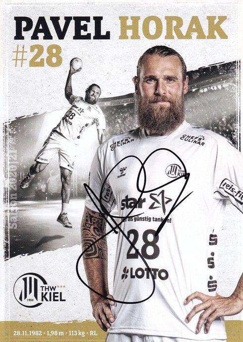 Autogramm Handball | THW Kiel | 2020 | Pavel HORAK