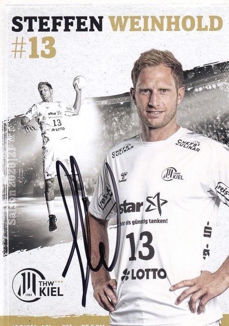 Autogramm Handball | THW Kiel | 2020 | Steffen WEINHOLD
