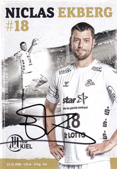 Autogramm Handball | THW Kiel | 2020 | Niclas EKBERG