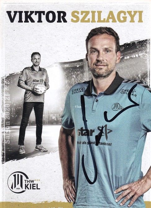 Autogramm Handball | THW Kiel | 2020 | Viktor SZILAGYI