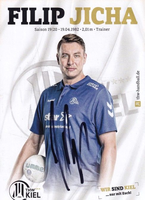 Autogramm Handball | THW Kiel | 2019 | Filip JICHA