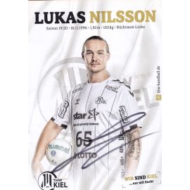 Autogramm Handball | THW Kiel | 2019 | Lukas NILSSON