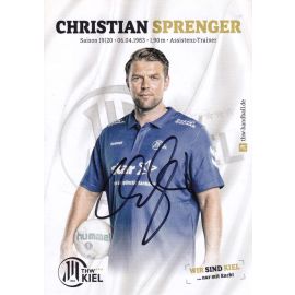 Autogramm Handball | THW Kiel | 2019 | Christian SPRENGER 