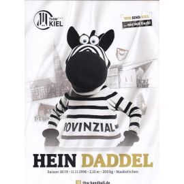 Autogramm Handball | THW Kiel | 2018 | HEIN DADDEL (Maskottchen)