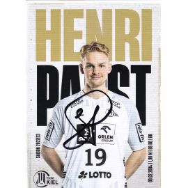 Autogramm Handball | THW Kiel | 2022 | Henri PABST