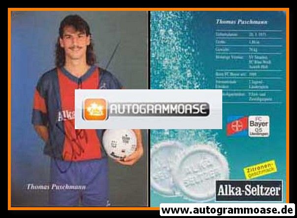 Autogramm Fussball | KFC Uerdingen 05 | 1992 | Thomas PUSCHMANN