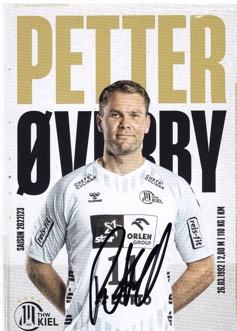 Autogramm Handball | THW Kiel | 2022 | Peter OVERBY