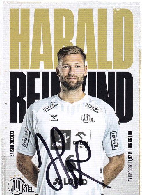 Autogramm Handball | THW Kiel | 2022 | Harald REINKIND