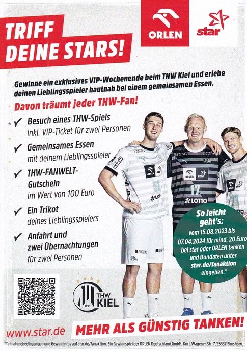 Autogramm Handball | THW Kiel | 2023 | Elias ELLEFSEN A SKIPAGOTU