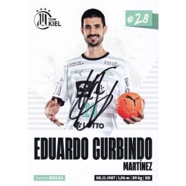 Autogramm Handball | THW Kiel | 2023 | Eduardo GURBINDO MARTINEZ
