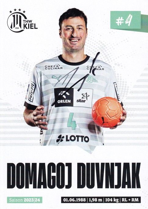 Autogramm Handball | THW Kiel | 2023 | Damagoj DUVNJAK