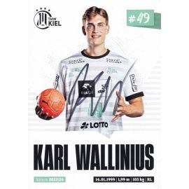 Autogramm Handball | THW Kiel | 2023 | Karl WALLINIUS