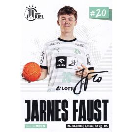 Autogramm Handball | THW Kiel | 2023 | Jarnes FAUST