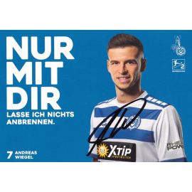 Autogramm Fussball | MSV Duisburg | 2018 | Andreas WIEGEL