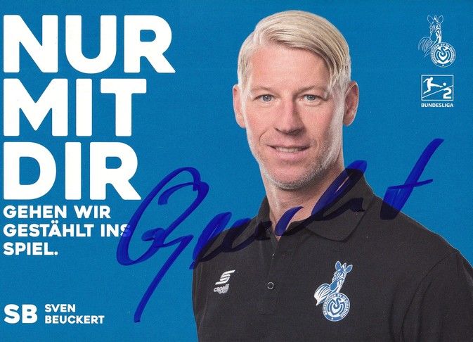 Autogramm Fussball | MSV Duisburg | 2018 | Sven BEUCKERT