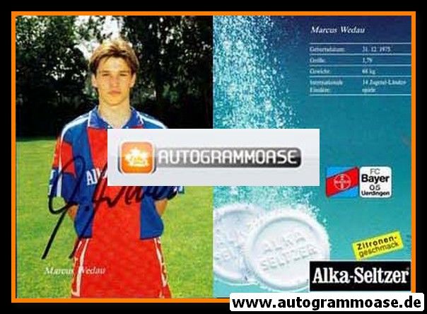 Autogramm Fussball | KFC Uerdingen 05 | 1993 | Marcus WEDAU
