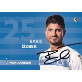 Autogramm Fussball | MSV Duisburg | 2016 | Baris ÖZBEK
