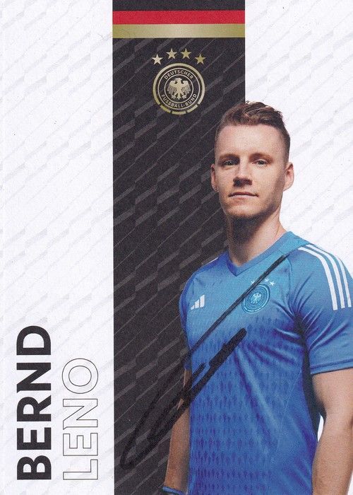 Autogramm Fussball | DFB | 2023 Adidas | Bernd LENO