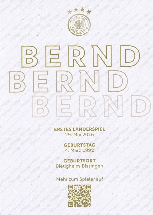 Autogramm Fussball | DFB | 2023 Adidas | Bernd LENO