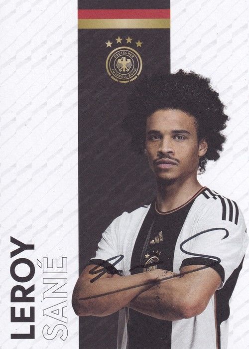 Autogramm Fussball | DFB | 2023 Adidas | Leroy SANE