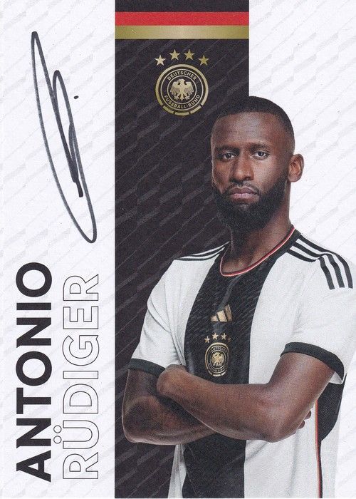 Autogramm Fussball | DFB | 2023 Adidas | Antonio RÜDIGER