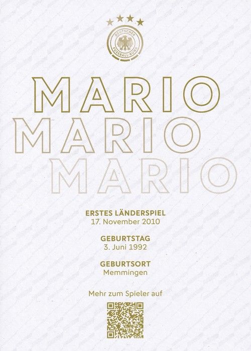Autogramm Fussball | DFB | 2023 Adidas | Mario GÖTZE