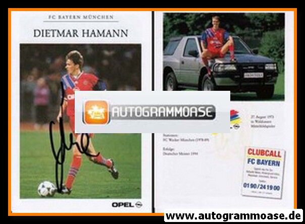 Autogramm Fussball | FC Bayern München | 1994 | Dietmar HAMANN (Spielszene)